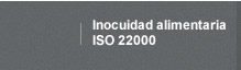 Inocuidad Alimentaria 22000:2005